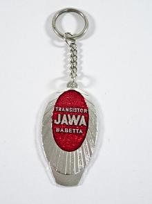Transistor JAWA Babetta - ČSSR Motokov Praha - přívěsek na klíče