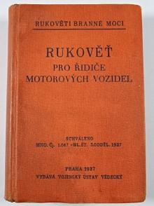 Rukověť pro řidiče motorových vozidel  - 1938