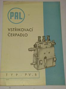 PAL - vstřikovací čerpadlo typ PV.B - seznam dílů