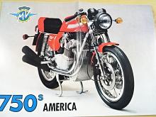 MV Agusta 750 S America - prospekt - REPRINT