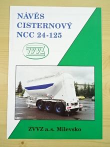 ZVVZ - návěs cisternový NCC 24-125 - prospekt - Steyr ČSAD Milevsko