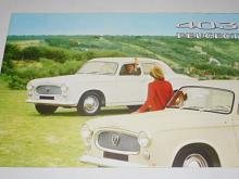 Peugeot 403 - prospekt - 1965