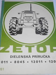 Zetor 8011, 8045, 12011, 12045 - dílenská příručka - 1981
