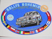 Rallye Bohemia - Mladá Boleslav - Škoda - 1989 - samolepka