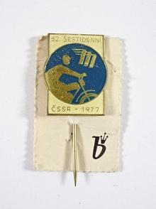 52. šestidenní - ČSSR - 1977 - Mototechna - odznak