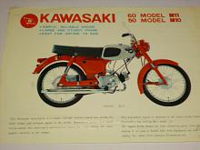 Kawasaki 60 model M 11, 50 model M 10 - prospekt