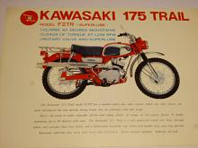 Kawasaki 175 Trail model F2TR Superlube - prospekt