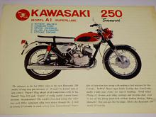 Kawasaki 250 model A1 Superlube Samurai - prospekt
