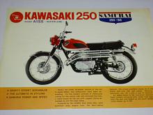 Kawasaki 250 model A1SS Superlube Samurai - prospekt