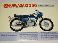 Kawasaki 350 model A7 Injectolube Avenger - prospekt