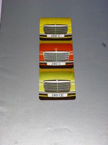 Mercedes - Benz - 250 C, 280 C, 280 CE - prospekt - 1974