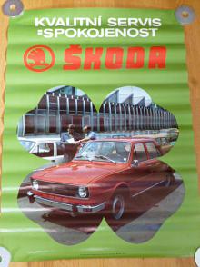 Škoda 105, 120 - plakát - AZNP Mladá Boleslav