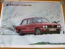 Triumph Dolomite - plakát - 1975
