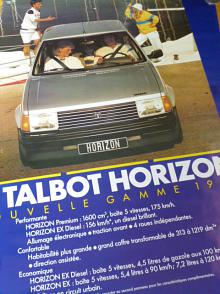 Talbot Horizon - plakát - 1983
