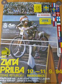 46. Zlatá přilba - Pardubice 1994 - plakát