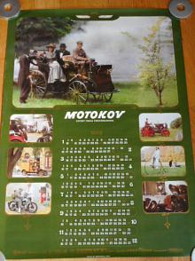 Motokov - kalendář 1982 - plakát