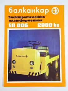 Balkancar EP 006 - 2000 kg - prospekt