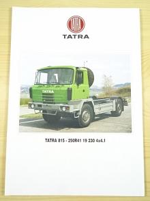 Tatra 815 - 250R41 19 230 4x4.1 - prospekt - Tatra do Brasil