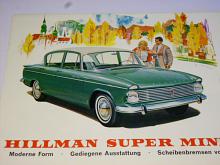 Hillman Super Minx - prospekt