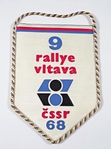9. Rallye Vltava - ČSSR - 1968 - vlaječka