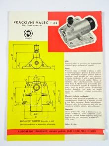 Pal autobrzdy - pracovní válec průměr 22 - 1964