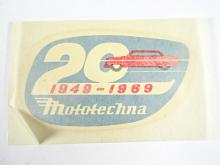 Mototechna - 20 let - 1949 - 1969 - obtisk - 3 kusy