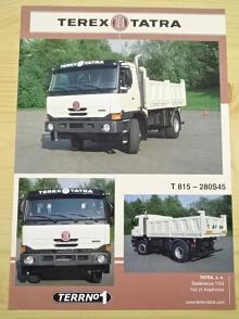 Tatra 815 - 280S45 - TERRNo1 - dvounápravový sklápěč - prospekt - TEREX Tatra