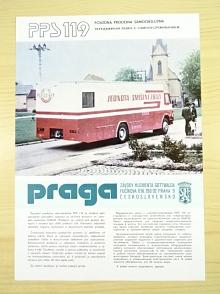 Praga PPS 119 - Škoda 100.02 - Liaz - pojízdná prodejna - prospekt