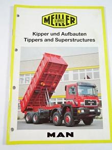 MAN - Meiller Kipper - Kipper und Aufbauten Tippers and Superstructures - prospekt