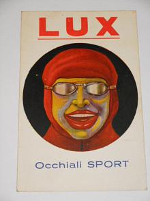 LUX Occhiali Sport - brýle - pohlednice