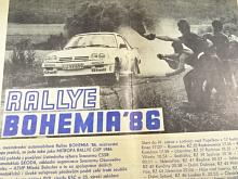 Rallye Bohemia 1986 - program - plakát