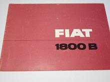 Fiat 1800 B - prospekt