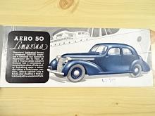 Aero 50, Aero 30 - prospekt - 1939