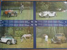 Mototechna 1985 kalendář - plakát - Aero, DKW, Ford...