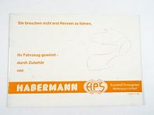 HPS - Sie brauchen nicht erst zu fahren, Ihr Fahrzeug gewinnt - durch Zubehör von Habermann - prospekt - 1976 - Zündapp, Hercules, Honda, NSU, Kreidler, Maico, Kawasaki, BMW...
