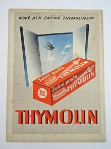Thymolin - zubní pasta - reklama z časopisu Širým světem - 1941 - 1942 - 1943