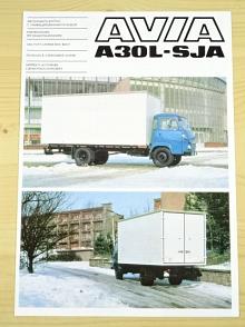 Avia A 30 L - SJA - skříňový automobil s jednotnou karoserií - prospekt