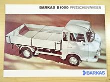 Barkas B 1000 Pritschenwagen - valníkový vůz - 1977 - prospekt