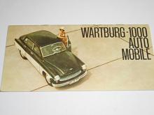 Wartburg 1000 Automobile - prospekt - 1963
