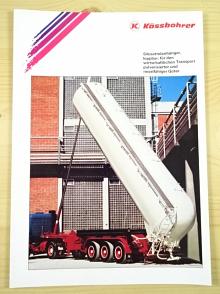 Kässbohrer - Silosattelenhänger, kippbar, fër den wirtschaftlichen Transport pulverisierter und rieselfähiger Güter - prospekt - 1990