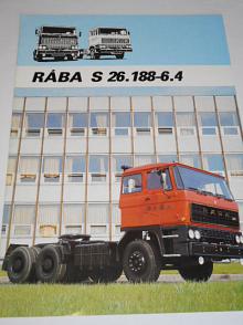 Rába S 26.188-6.4 Three-Axle Road Tractor - prospekt