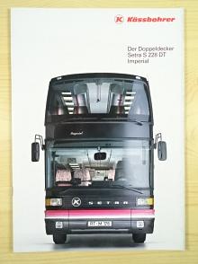 Kässbohrer - Der Doppeldecker Setra S 228 DT Imperial - prospekt - 1990