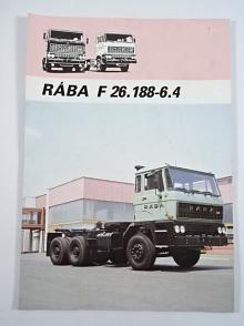 Rába F 26.188-6.4 - Three-Axle Chassis with Cab - prospekt