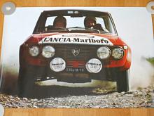 Lancia - rallye - plakát