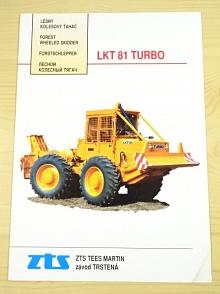 ZTS - LKT 81 turbo - lesný kolesový ťahač - prospekt