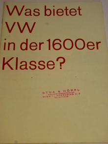 Volkswagen - Was bietet VW in der 1600er Klasse? prospekt - 1967