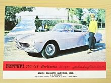 Ferrari 250/GT Berlinetta disegno Pininfarina - prospekt - REPRINT