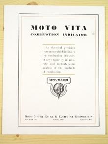 Moto Vita Combustion Indicator - Moto Meter Gauge & Equipment Corporation