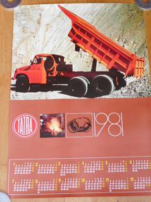 Tatra 148 - plakát - kalendář 1981