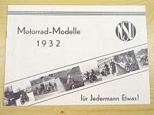 NSU - Motorrad - Modelle 1932 - prospekt - REPRINT!!!